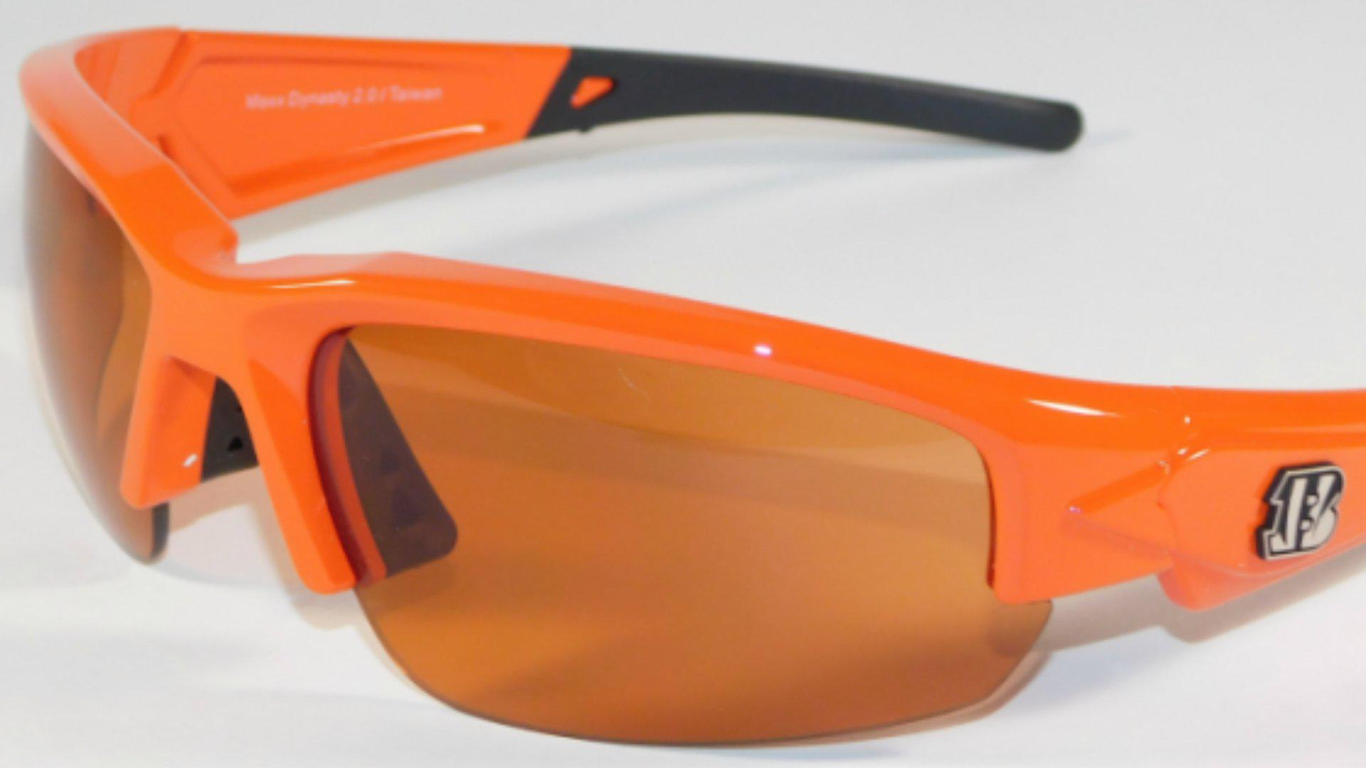 Cincinnati Bengals Sunglasses - Orange Cincinnati Bengals Orange Maxx Dynasty Sunglasses