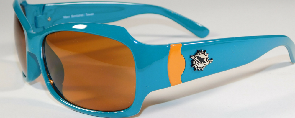 Miami Dolphins Sunglasses - Polarized Sunglasses Miami Dolphins Blue Polarized Bombshell Sunglasses