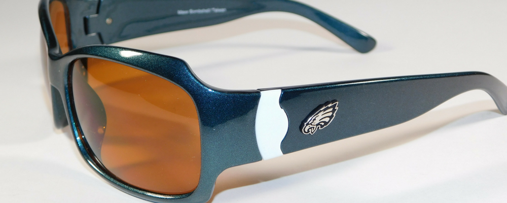 Philadelphia Eagles Sunglasses - Polarized Sunglasses Philadelphia Eagles Green Polarized Bombshell Sunglasses