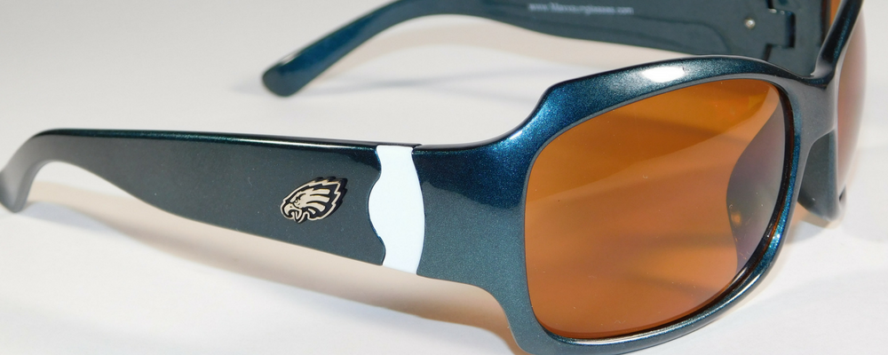 Philadelphia Eagles Sunglasses - Polarized Sunglasses Philadelphia Eagles Green Polarized Bombshell Sunglasses