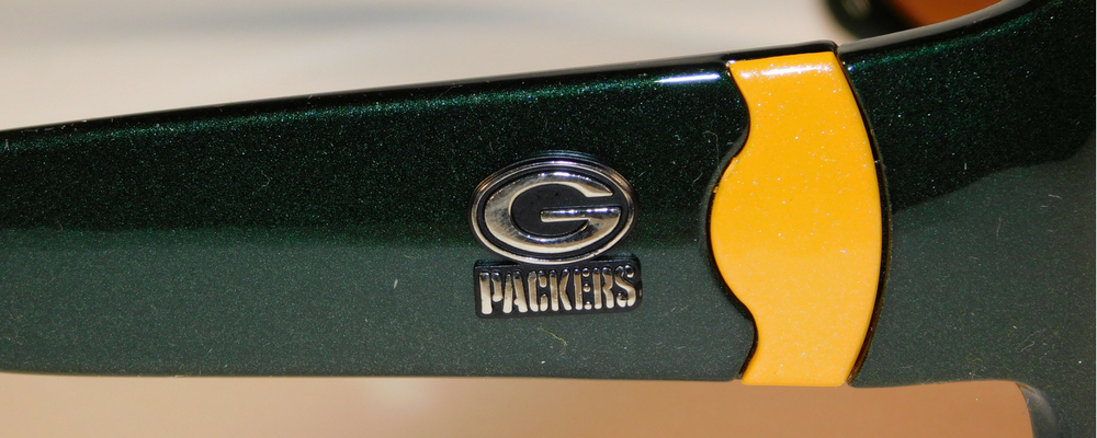 Green Bay Packers Sunglasses - Polarized Sunglasses Green Bay Packers Green Polarized Bombshell Sunglasses Team Logo