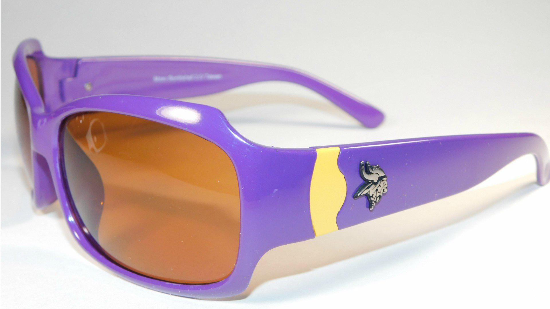 Minnesota Vikings Sunglasses - Polarized Sunglasses Minnesota Vikings Purple Polarized Bombshell Sunglasses
