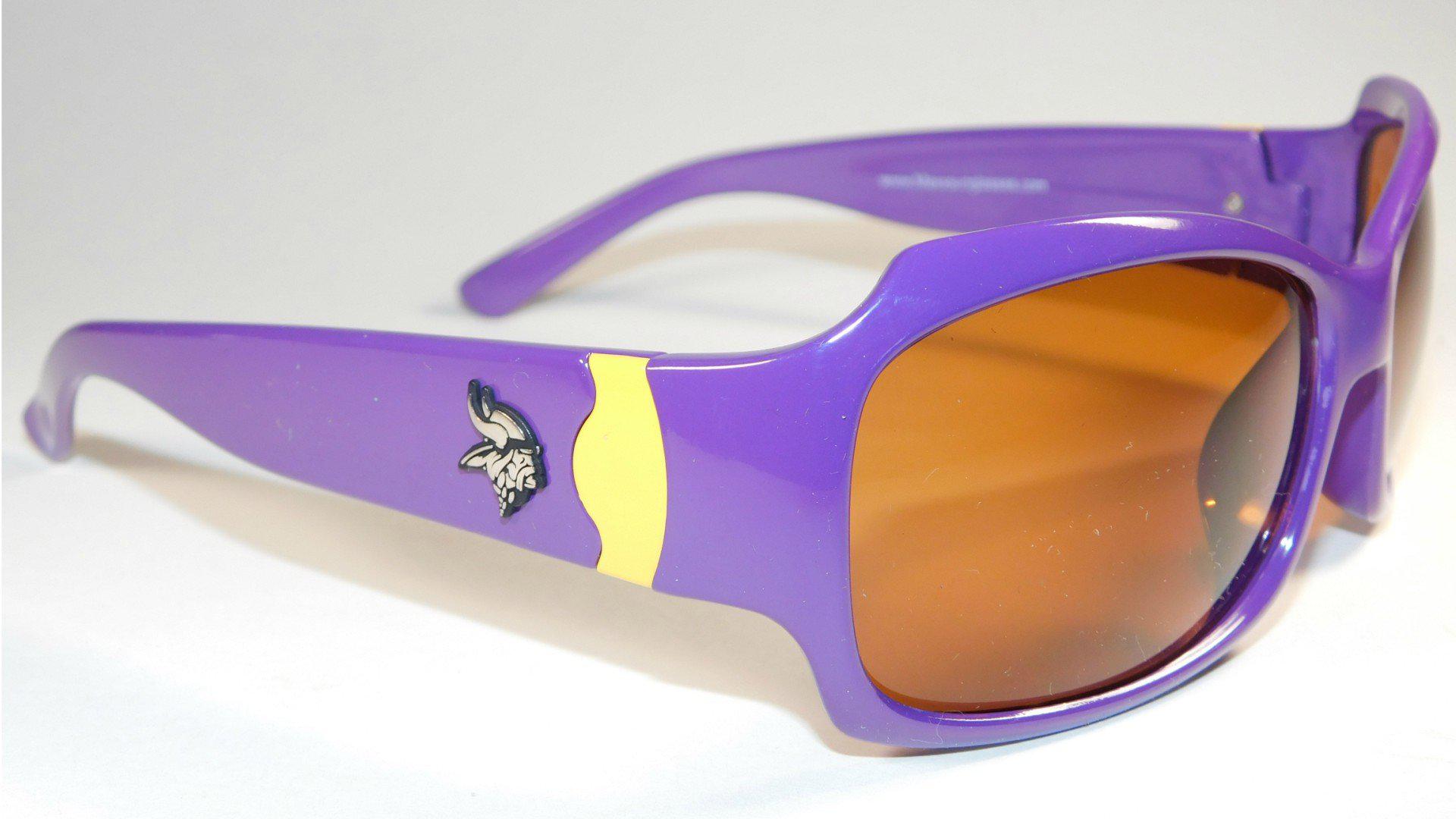 Minnesota Vikings Sunglasses - Polarized Sunglasses Minnesota Vikings Purple Polarized Bombshell Sunglasses