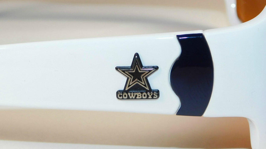 Dallas Cowboys White Polarized Bombshell Sunglasses Team Logo